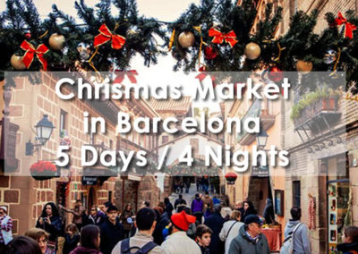 Marché de noël à Barcelone